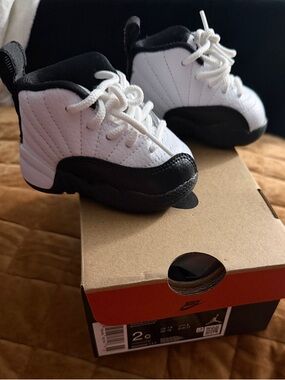 Jordan 12 Retro Taxi TD Size 2C Brand New w/ Box Baby Jordans